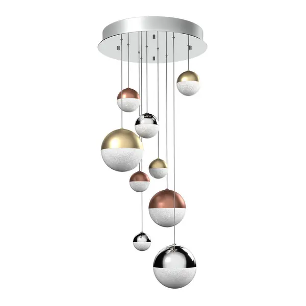 Lampă Suspendată Cu Led 50/150 cm