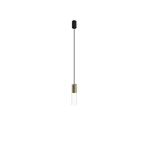 Lampă suspendată CYLINDER M - Bronz
