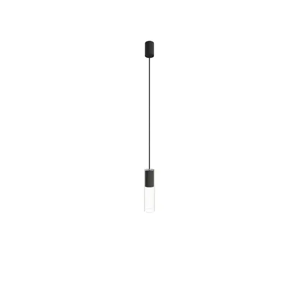 Lampă suspendată CYLINDER M - Negru
