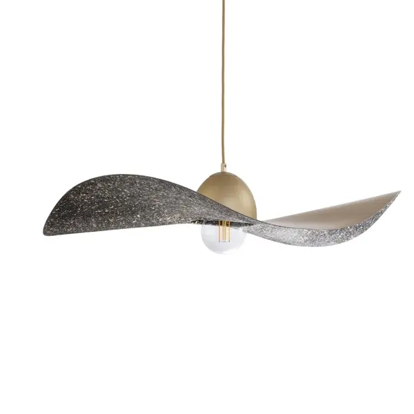 Lampa suspendata CYRILA GOLD/BLACK - 76 cm