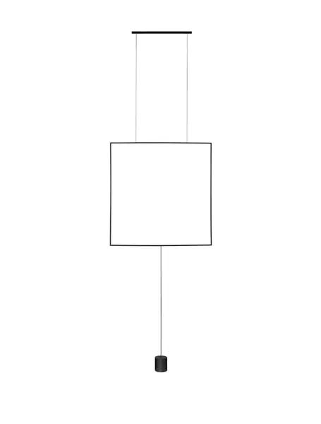 Lampa suspendata DAHLIA - 80cm / Negru