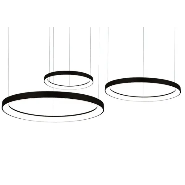 Lampa suspendata dimabila ANDIRA Ø78/58/38 CM - Negru
