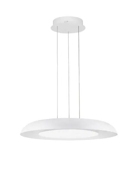 Lampa suspendata dimabila CCT EPOS - Alb / Ø 60cm