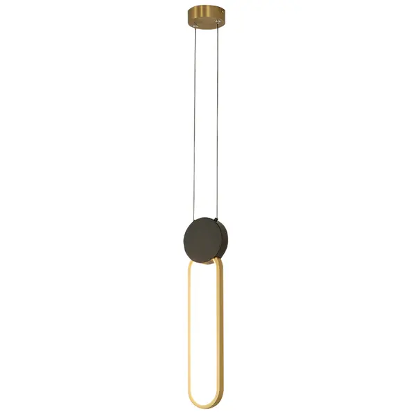 Lampa suspendata dimabila FEDRIC GOLD - Negru