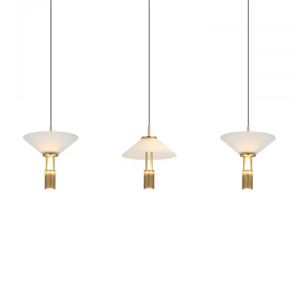 Lampa suspendata dimabila VIRANO LINIAR - Gold