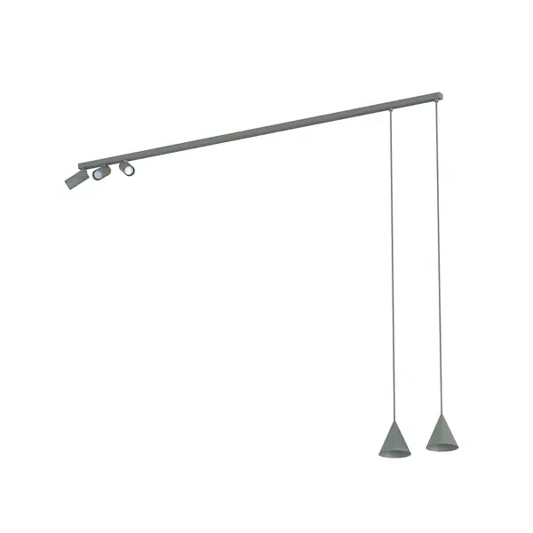 Lampa suspendata DOVEL LINE LONG - Grey