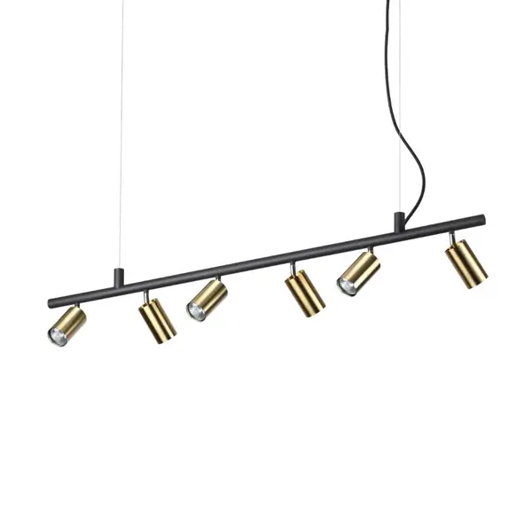 Lampă suspendată DYNAMITE 6L - Bronz