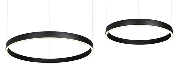 Lampa suspendata ERLAND 118W - Negru