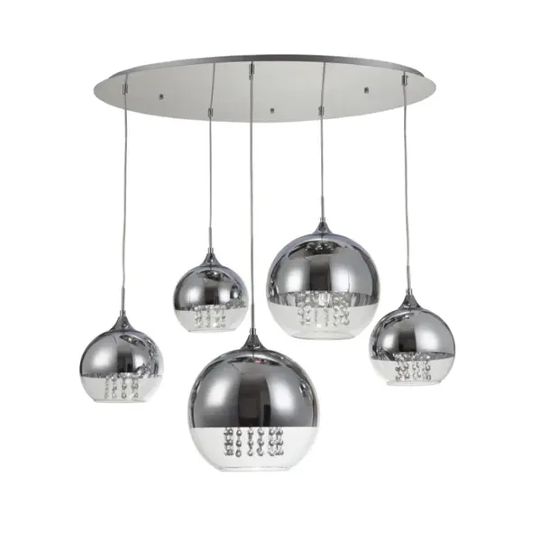 Lampa suspendata FERMI ROUND - Chrom