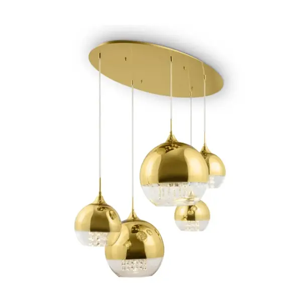 Lampa suspendata FERMI ROUND - Gold