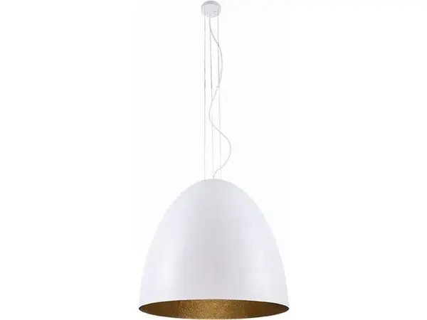 Lampă suspendată FYN XL - Alb/Gold