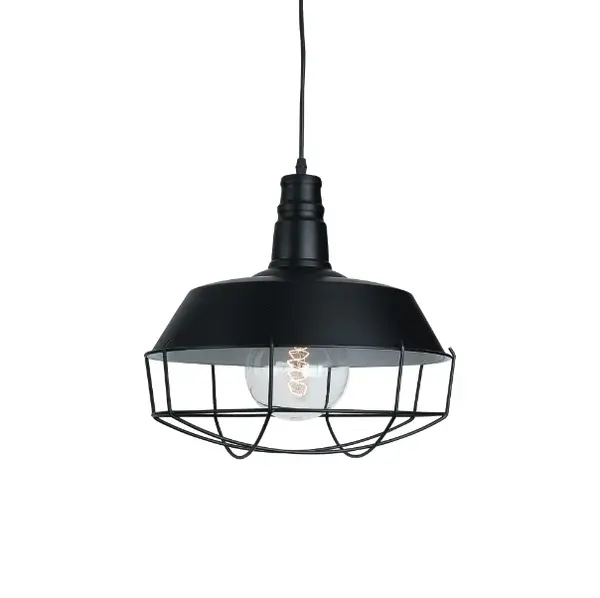 Lampă suspendată GOLF - Negru