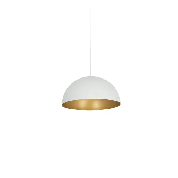 Lampa suspendata IGARD - Alb/Gold / Ø 33 cm