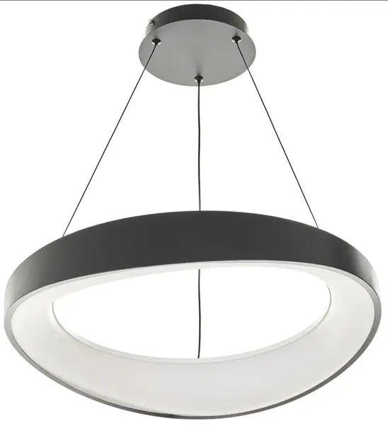 Lampă suspendată LED cu control inteligent Elbulgaria - Arnela, 4001t-520bk, 66W, IP20, negru