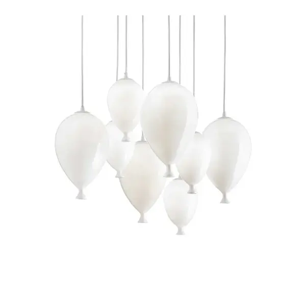 Lampa suspendata LIANO BALLOONS Ø50 CM - Alb