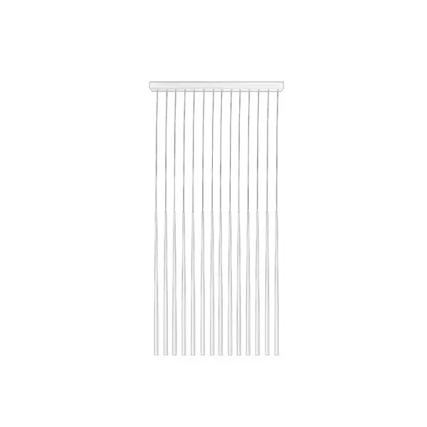 Lampa suspendata LULU LINEAR - Alb