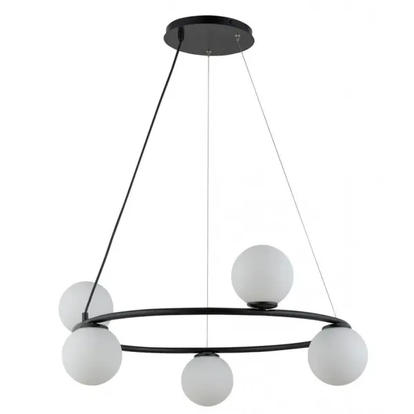 Lampă suspendată MAGA 5L - Negru