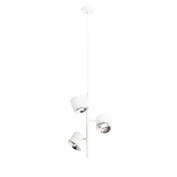 Lampa suspendata MEZA 3 VERTICAL - Alb