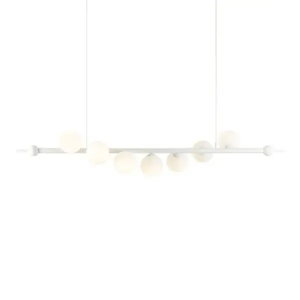 Lampa suspendata MONTERIA LINIAR - Alb