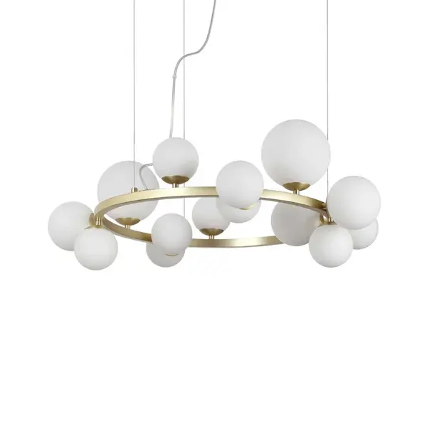 Lampa suspendata OSVALD ROUND L14 - Alb