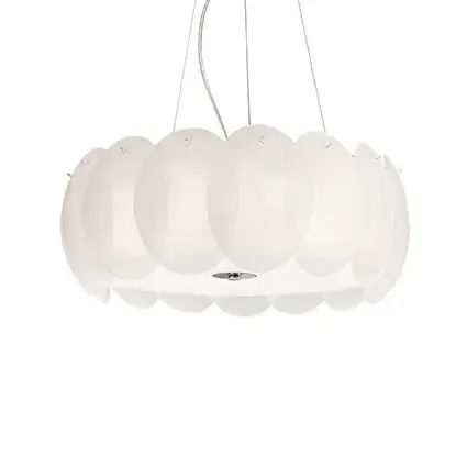 Lampă suspendată OVALINO WHITE - Ø 55cm