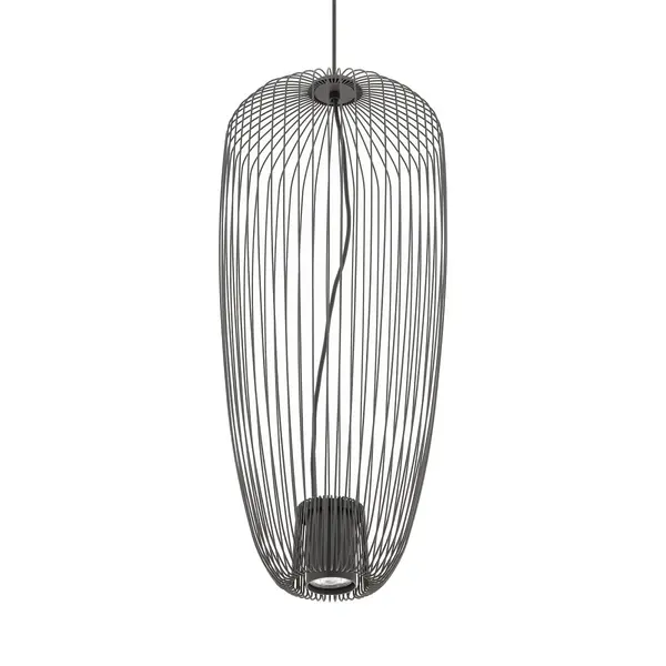 Lampa suspendata PAOLA S - Gri inchis