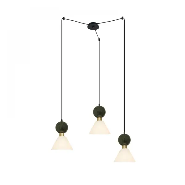 Lampa suspendata PAVALO - Verde