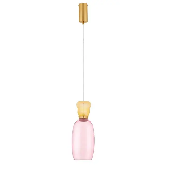 Lampa suspendata PLUMA - Roz