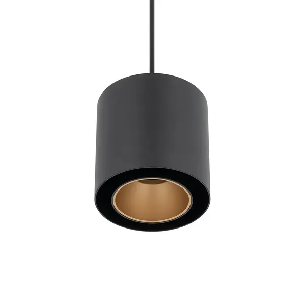 Lampa suspendata PONTI - Negru/Gold