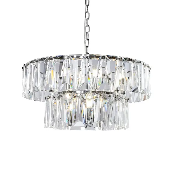 Lampa suspendata QUINN 12L CHROME - Crom