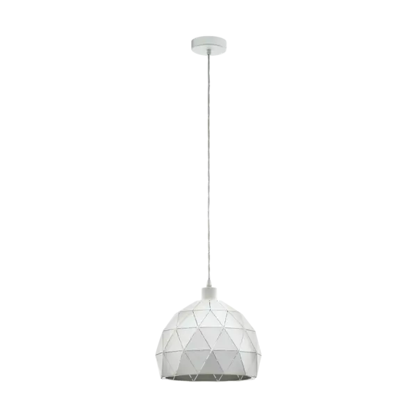 Lampă suspendată ROCCAFORTE White - ø 30cm