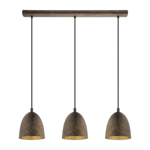 Lampă suspendată SAFI BROWN/GOLD - Default Title
