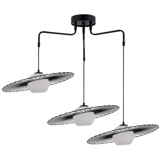 Lampă suspendată SOL 3L - Negru