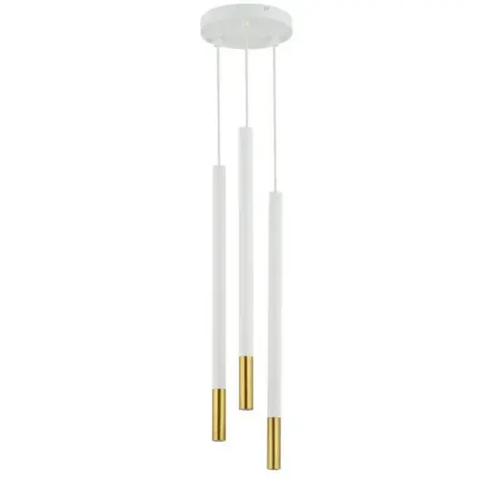 Lampă suspendată SOPEL DUE GOLD 3L - Alb