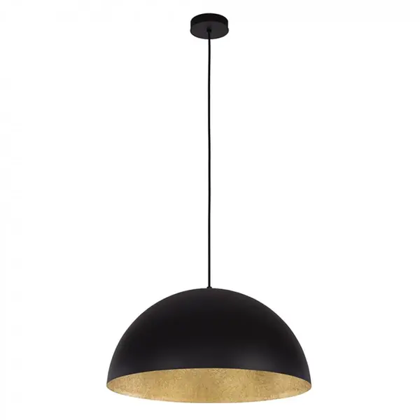 Lampă suspendată SPHERA 90 BLACK - Negru/Gold