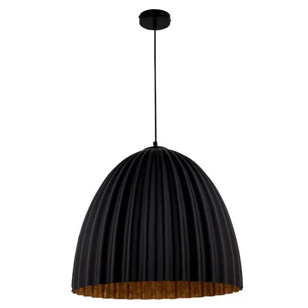 Lampă suspendată TELMA BLACK/COPPER - 50CM