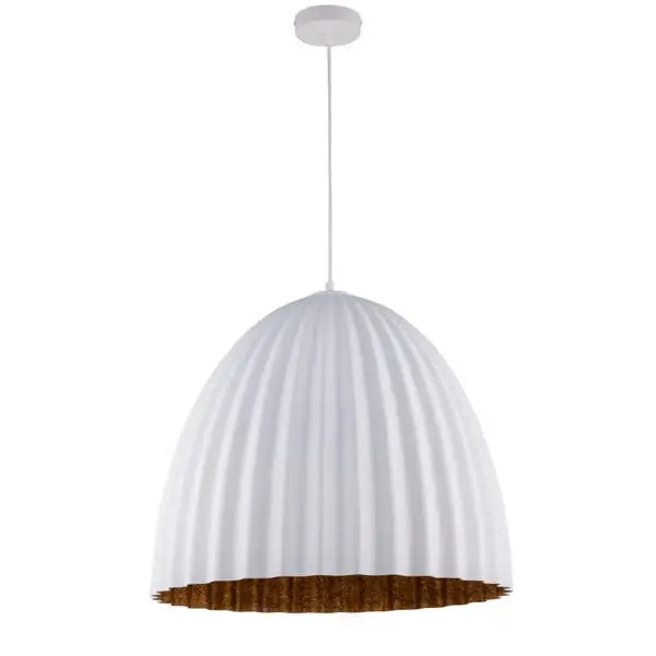 Lampă suspendată TELMA WHITE/COPPER - 50CM