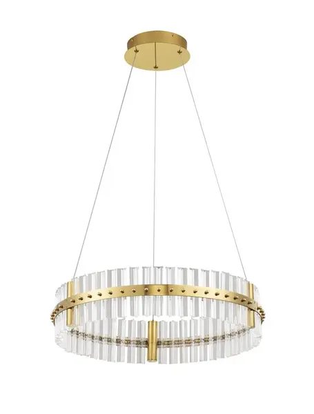 Lampa suspendata TRIAC dimabila KEZO - Ø 60cm / Gold