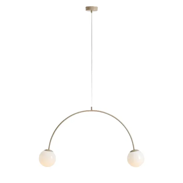 Lampa suspendata VARSTI DUO - Beige