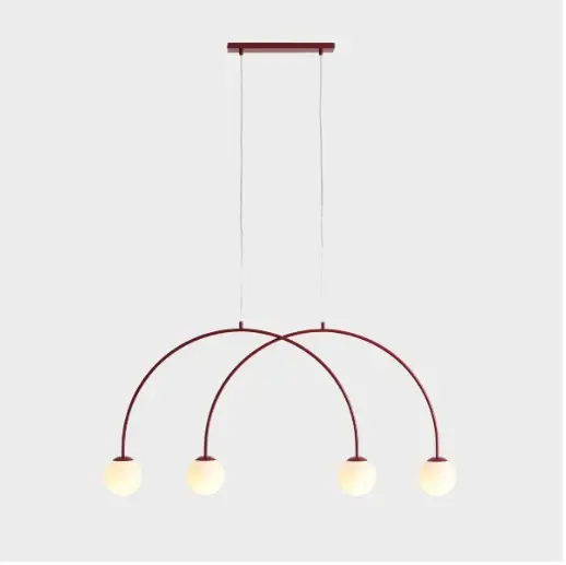 Lampa suspendata VARSTI QUATTRO S - Rosu