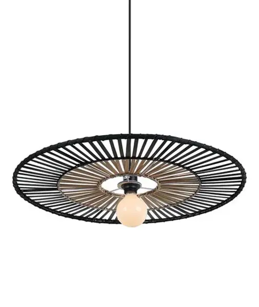 Lampa suspendata VELINA BLACK - 40 cm