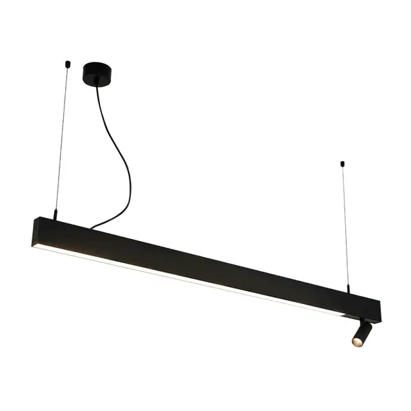 Lampa suspendata VELNO LINIAR - Negru