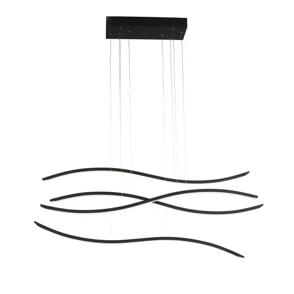 Lampă suspendată WAVES - Negru