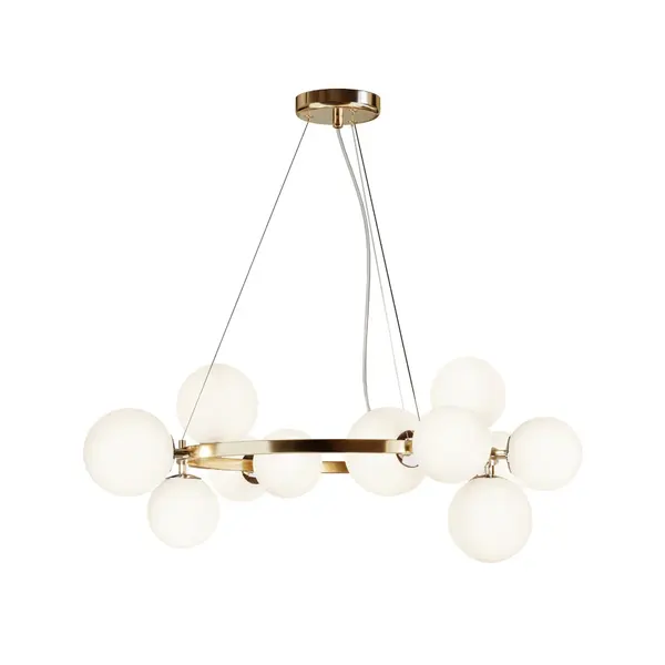 Lampa suspendata ZAITONA C - Alb/Gold