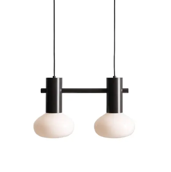 Lampa suspendata ZENTOR DOUBLE - Maro inchis