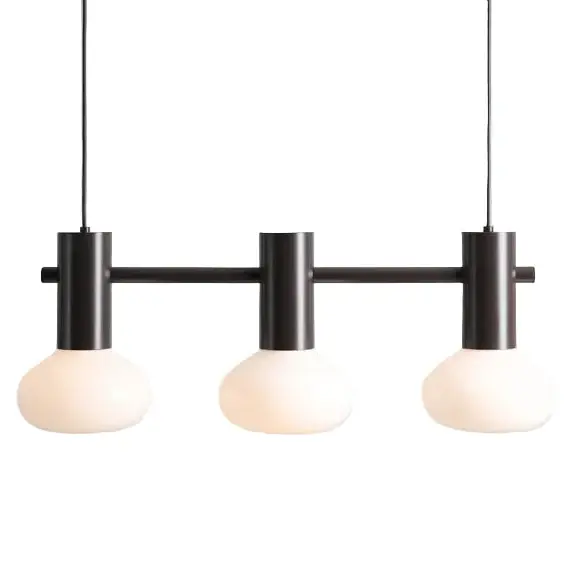Lampa suspendata ZENTOR TRIPLE - Maro inchis