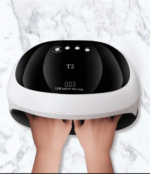 Lampă UV LED Profesională 72W pentru Două Mâini T2 | Polimerizare Completă