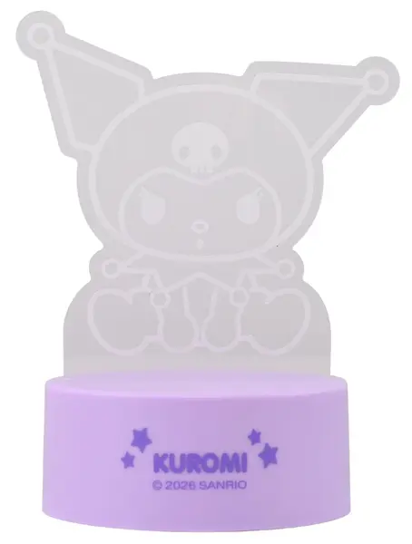 Lampă YuMe Animation: Sanrio - Kuromi (Night Light Friendship Series)