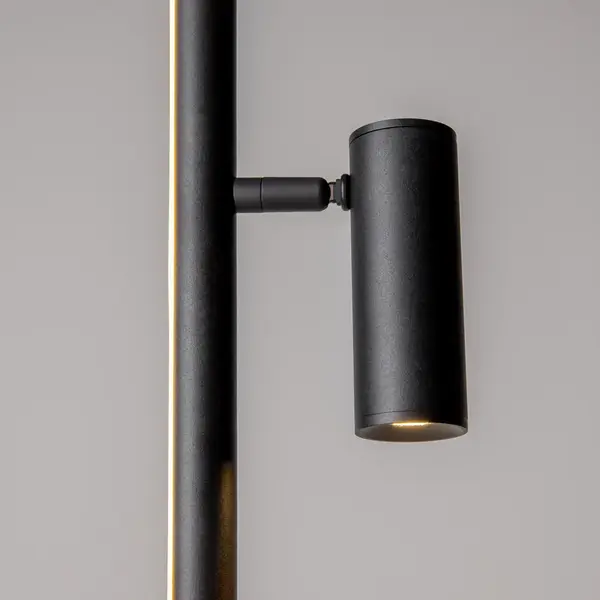 Lampadar dimabil THIN - Negru