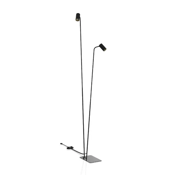 Lampadar MONOS 2L - Negru/Gold